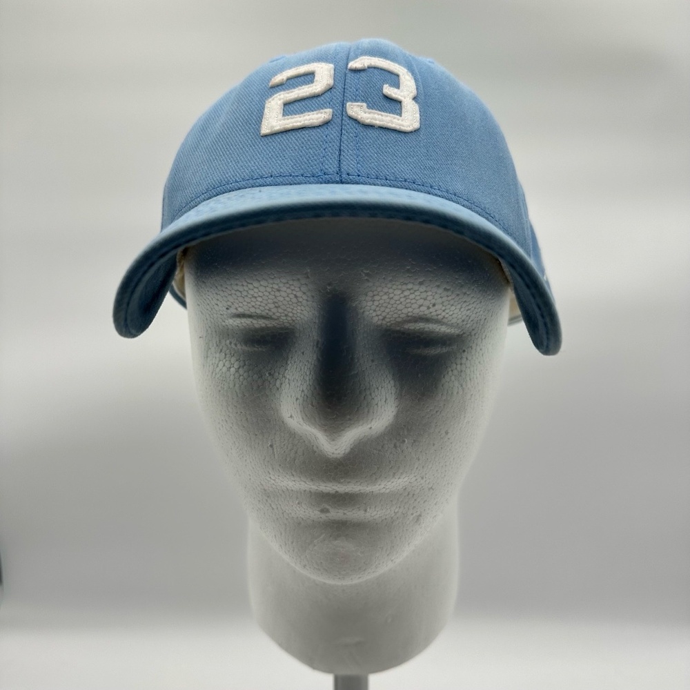 Nike Air Jordan H1 YPG Jumpman 23 Cap Carolina Blue Flexfit Curved Brim‎ Hat